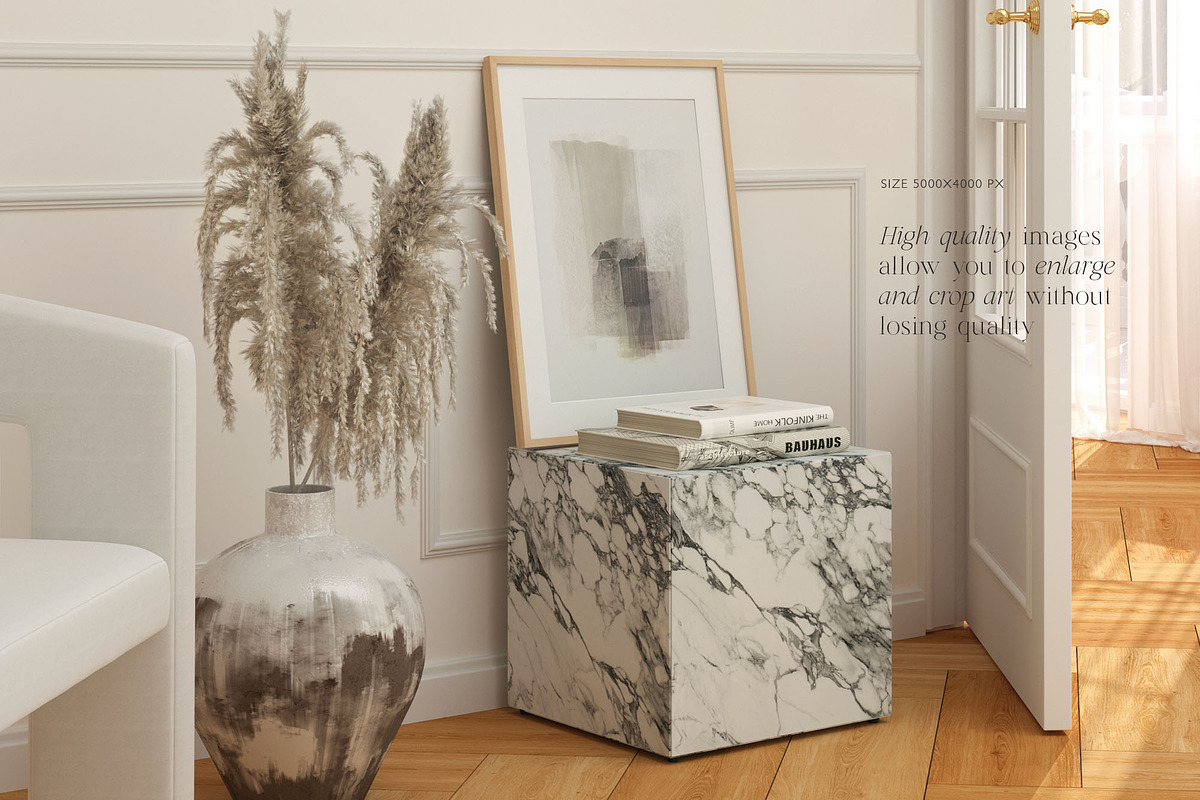 JAPANDI Minimalist Frame Mockup, a Household Mockup by Muse Mockups (Photo 5 of 20)