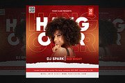 DJ Party Flyer, a Flyer Template by mullathedesigner (Thumbnail 2 of 2)