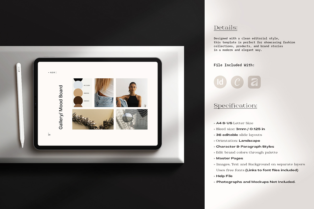 Editorial Lookbook Design Template, a Brochure Template by ArtisanaAura (Photo 3 of 16)