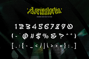 Aveinatortia, a Blackletter Font by ilhamtaro (Thumbnail 8 of 10)
