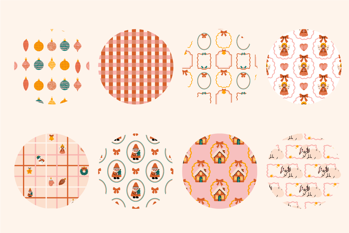 140 Cozy Retro Christmas Clipart, a Seasonal Illustration by Zeukaa (Photo 20 of 21)