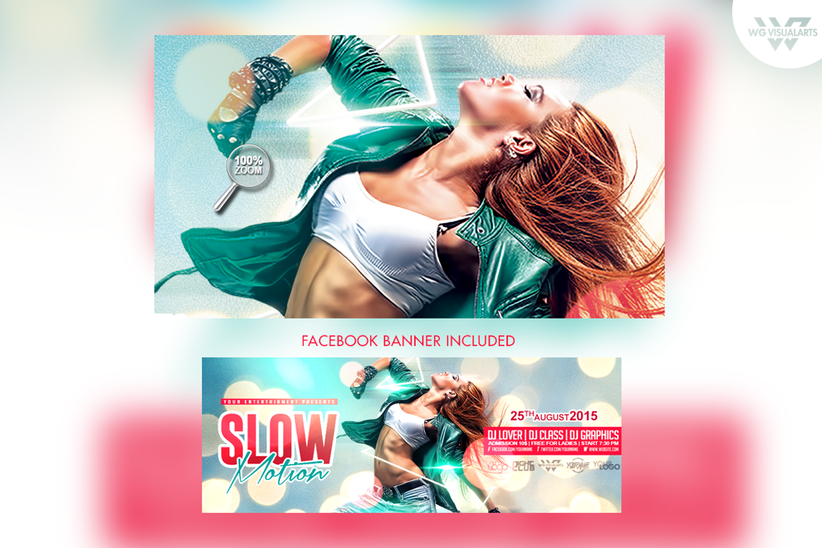 Slow Motion Flyer Template, a Flyer Template by WG DESIGN (Photo 3 of 3)