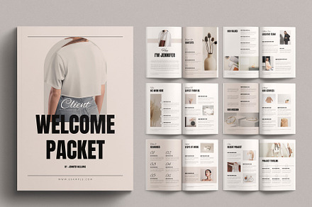 Welcome Packet Template Design, a Magazine Template by TemplatesForest
