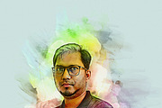 Watercolor Portrait Art, an Action Add-On by MRI STUDIO (Thumbnail 7 of 15)