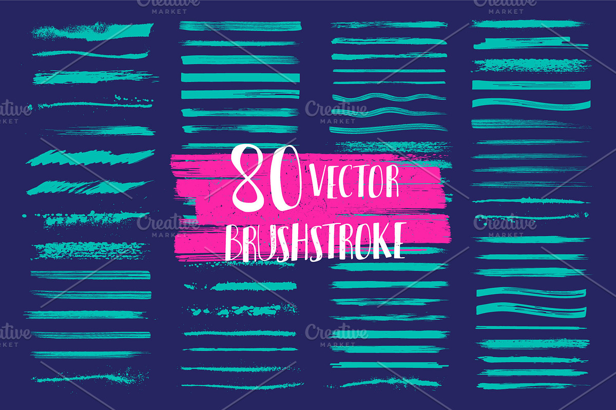 Brushstroke BIG collection, a Brush Add-On by SergeyBitos (Photo 1 of 9)