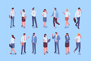 Isometric Business People Vector Set, a Finance Illustration by Vector_Art (Thumbnail 12 of 14)