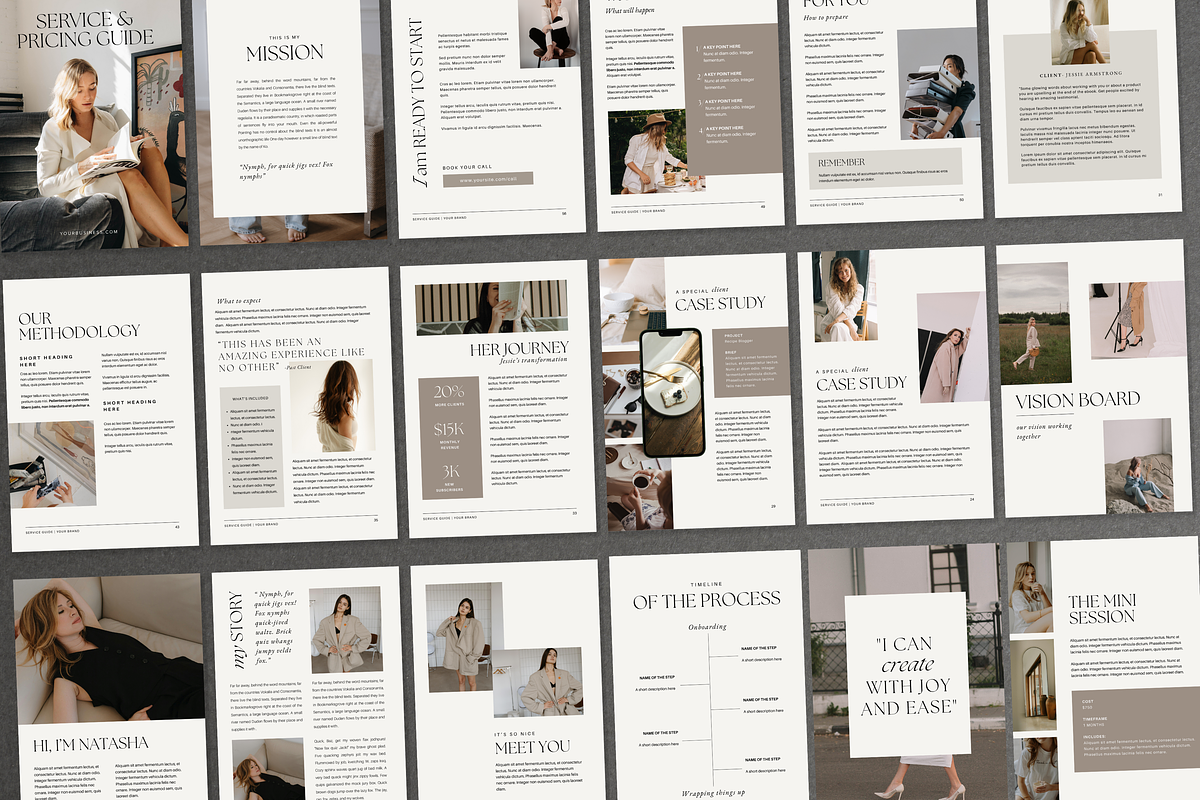 Service and Pricing Guide Template preview 2