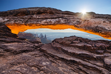 Mesa Arch at sunrise, a Nature Photo by Shop Name