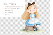 Alice’s Adventure Watercolor, an Illustration by MockupWizard (Thumbnail 4 of 5)