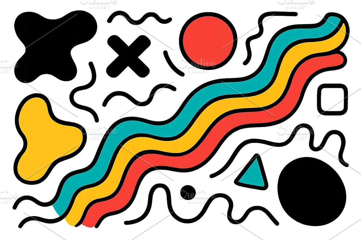 Colorful abstract vector, an Illustration by ZinetroN