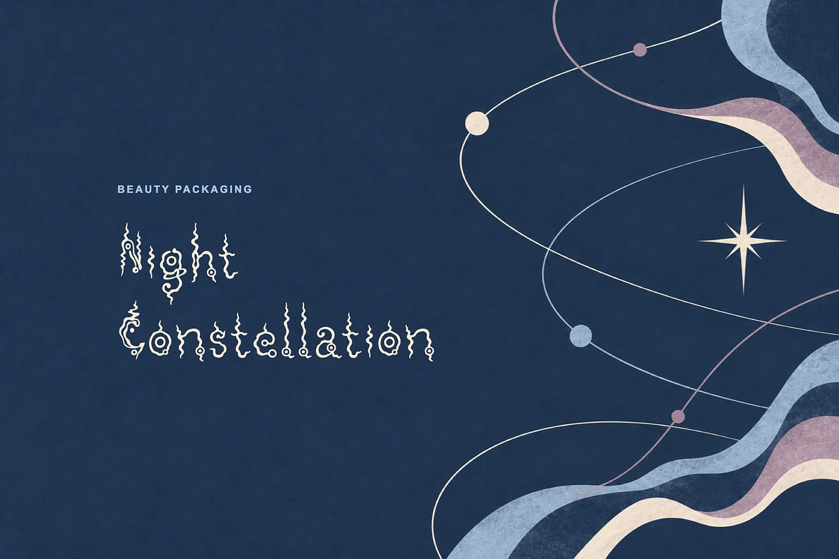 Astral Surf Cosmic Decorative Font, a Sans Serif Font by Graphic Spirit (Photo 5 of 8)