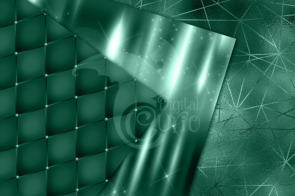 Luxury Emerald Textures, a Texture Graphic by Digital Curio