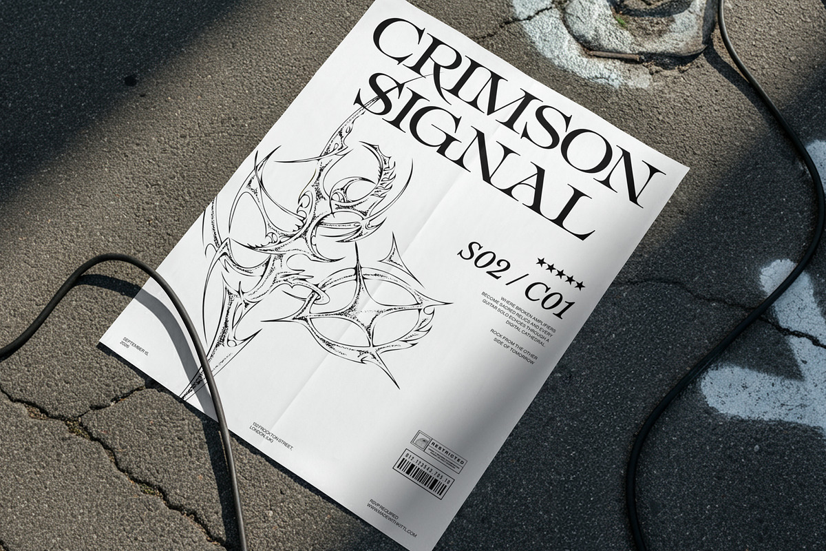 Aresink - Experimental Gothic Font, a Serif Font by Imoodev (Photo 7 of 9)
