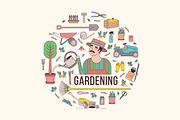 Gardening bundle, seamless patterns, a Decorative Illustration by Good Studio (Thumbnail 3 of 13)
