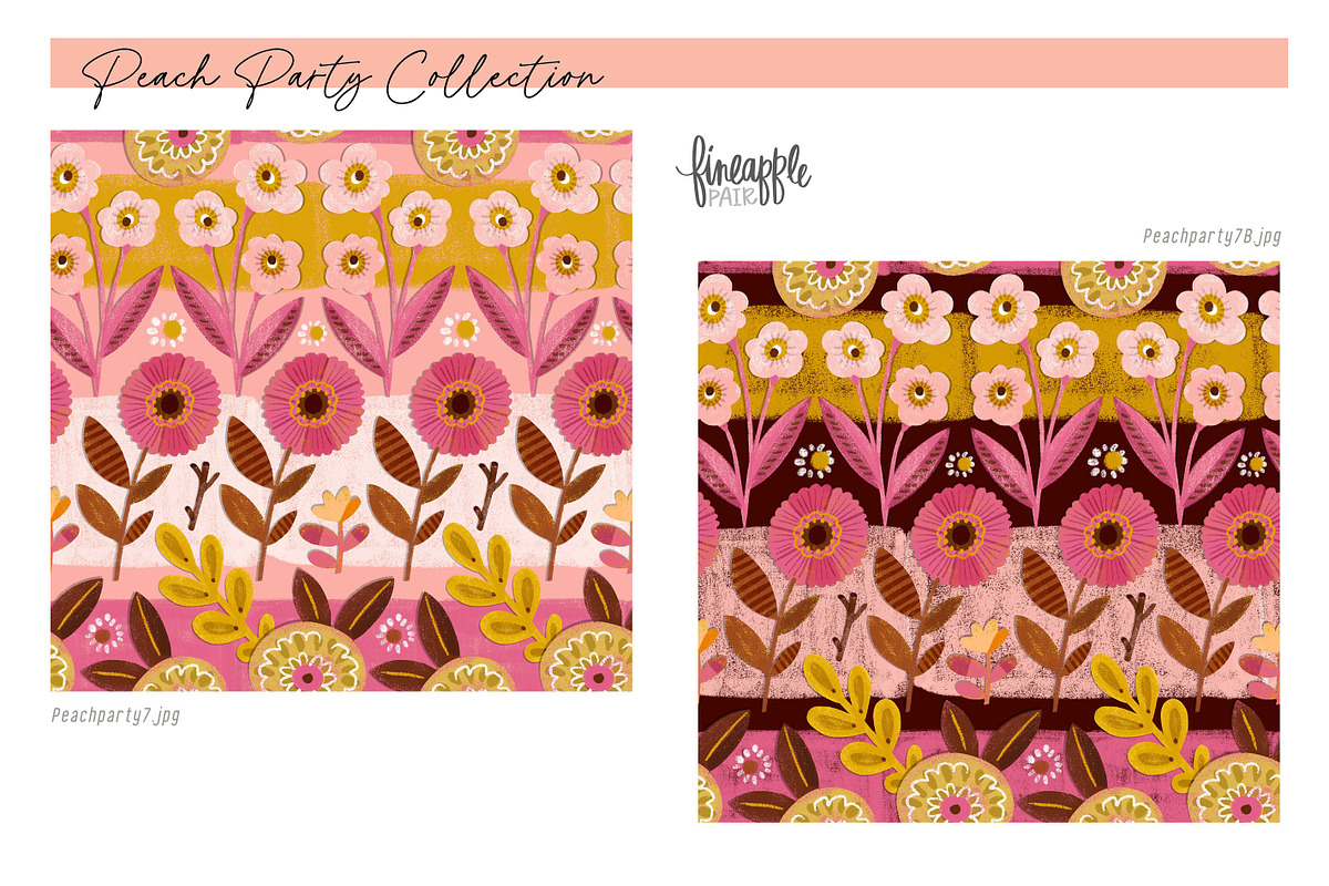 Whimsical Floral Pattern Bundle, a Pattern Graphic by FINEAPPLE (Photo 11 of 11)