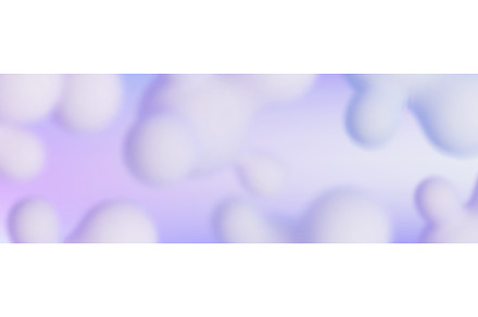3D blob purple blur liquid banner, an Illustration by art PVP - market