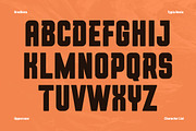 Brodhera - Bold Condensed Sans Font, a Sans Serif Font by Typia Nesia (Thumbnail 5 of 12)