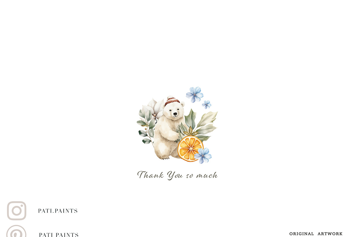 Christmas Magic Watercolor Clipart, an Object Illustration by Pati Paints (Photo 9 of 9)