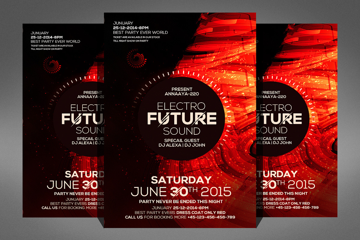 100 Party Flyer Bundle, a Flyer Template by Graphic Templates (Photo 90 of 101)