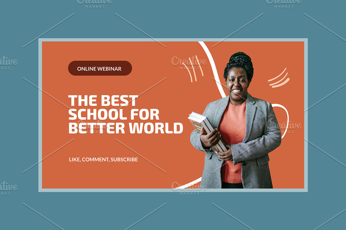 Education - Youtube Thumbnail, a Social Media Template by hekenostudio (Photo 6 of 8)