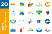 20 Logo Books Template Bundle, a Branding & Logo Template by Acongraphic (Thumbnail 1 of 21)