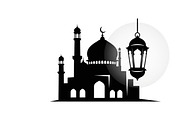 Beautiful Ramadan mosque silhouette, an Illustration by Amazin_art (Thumbnail 11 of 31)