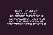 Gisalid - Space Font, a Sans Serif Font by QR Design Studio (Thumbnail 4 of 10)