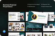 Savama - Business Proposal Keynote, a Presentation Template by SquidPixey (Thumbnail 1 of 7)