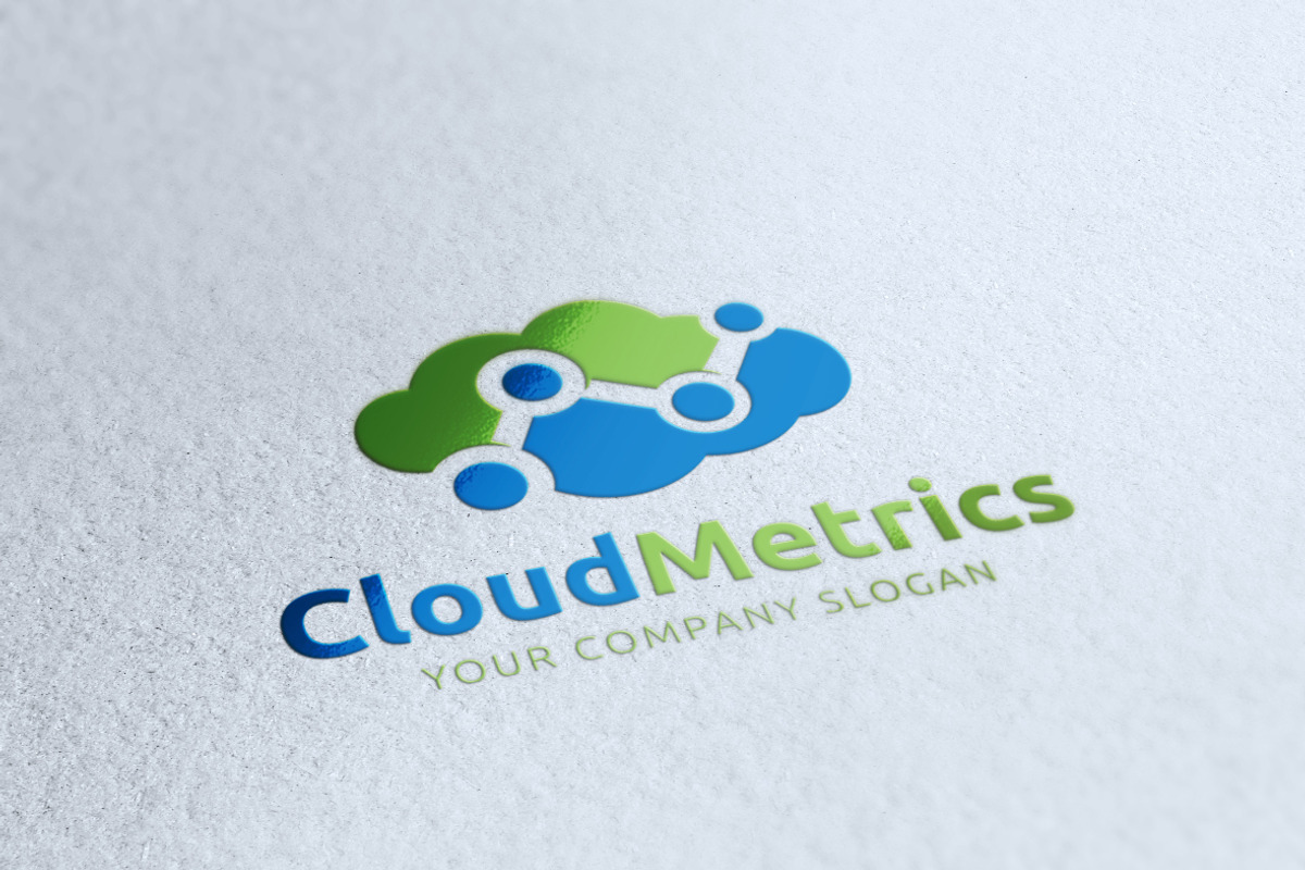 Cloud Metrics, a Branding & Logo Template by Vectorwins Premium Shop (Photo 1 of 4)