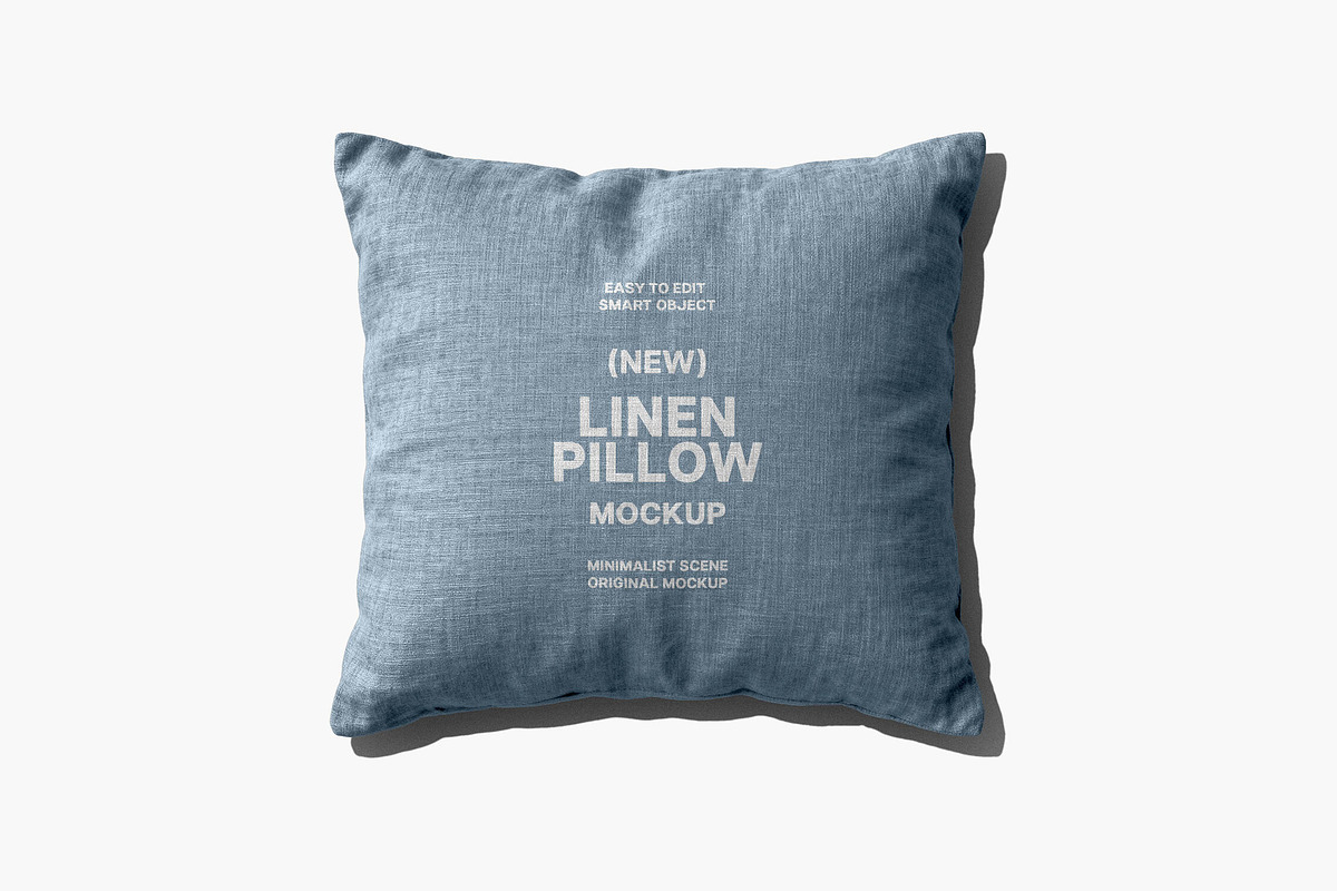 Linen Pillow Mockup, a Product Mockup by Design Squad (Photo 2 of 4)