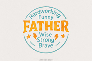 Fathers Day PNG, Best Dad Ever, an Illustration by SharpMarketplace