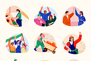 Labor Day Art, a Person Illustration by Prosymbols (Thumbnail 8 of 9)