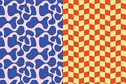 Groovy Seamless Pattern – Vector Set, a Decorative Illustration by Invisual Studio (Thumbnail 4 of 10)