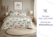 Bedding Duvet & Pillow Cover Mockup, a Household Mockup by Mie Mockup Studio (Thumbnail 4 of 5)