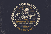10 Vintage Americana Logos, a Branding & Logo Template by Chad Alan Steinborn (Thumbnail 2 of 10)