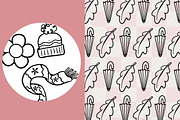 Boho Fall Line Drawing, an Illustration by TheClipAtelier (Thumbnail 3 of 3)