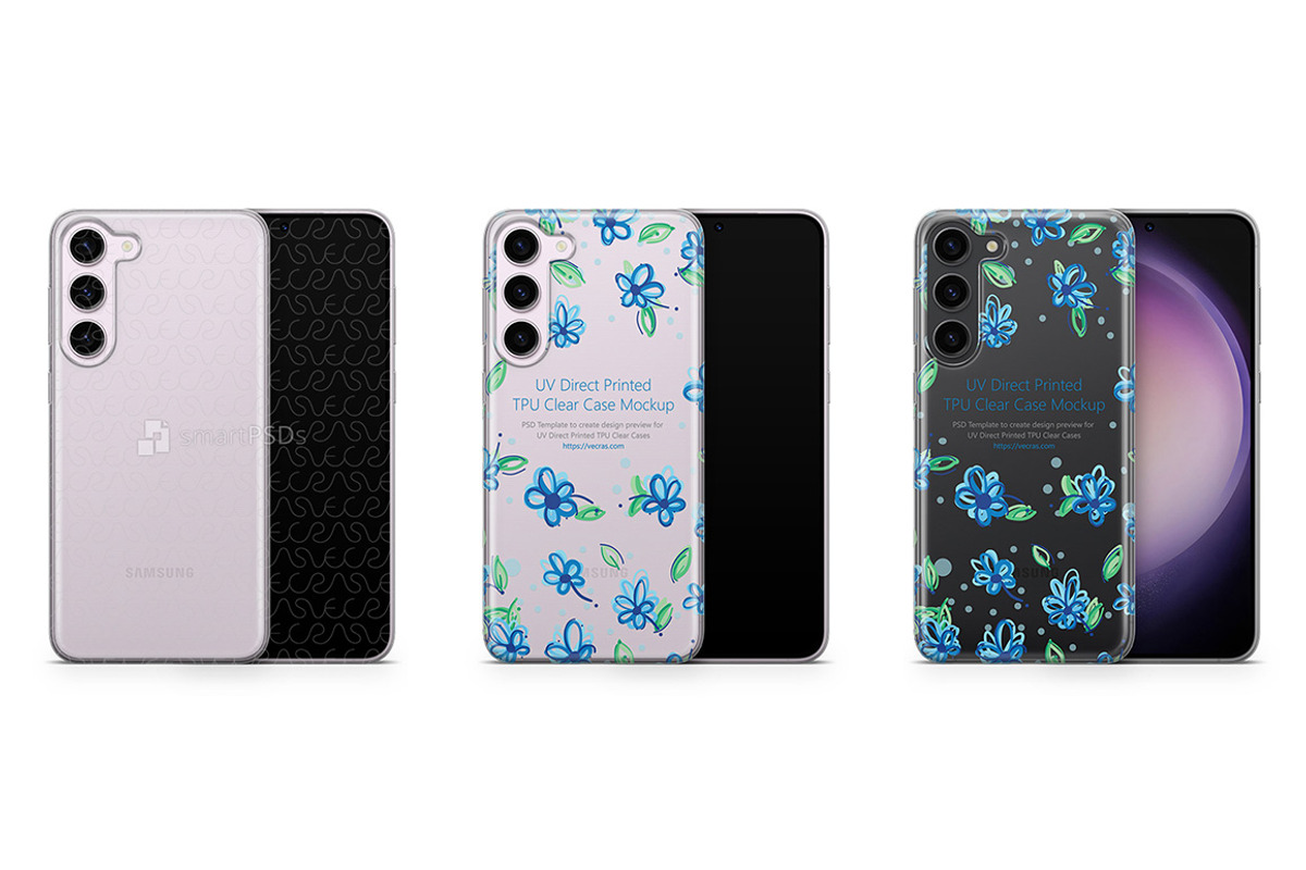 Galaxy S23 Plus (2023) TPU Clear, a Product Mockup by VecRas
