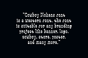 Cowboy Dlokens - Western Font, a Slab Serif Font by QR Design Studio (Thumbnail 4 of 7)