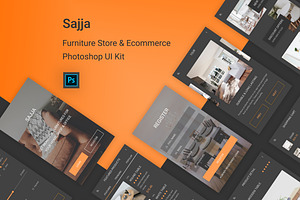 Furniture Store & Ecommerce Psd App