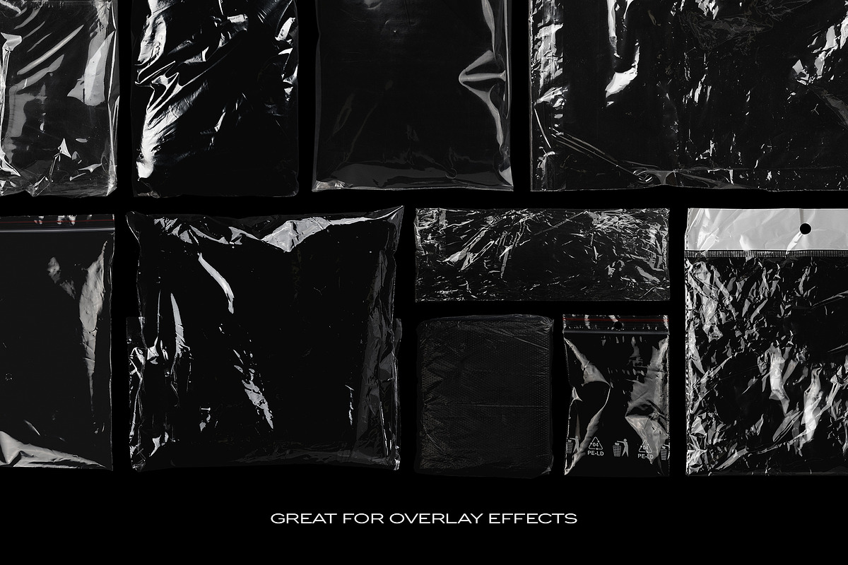Plastic Bags Texture Branding Bundle, a Texture Graphic by PrintPixel (Photo 9 of 36)