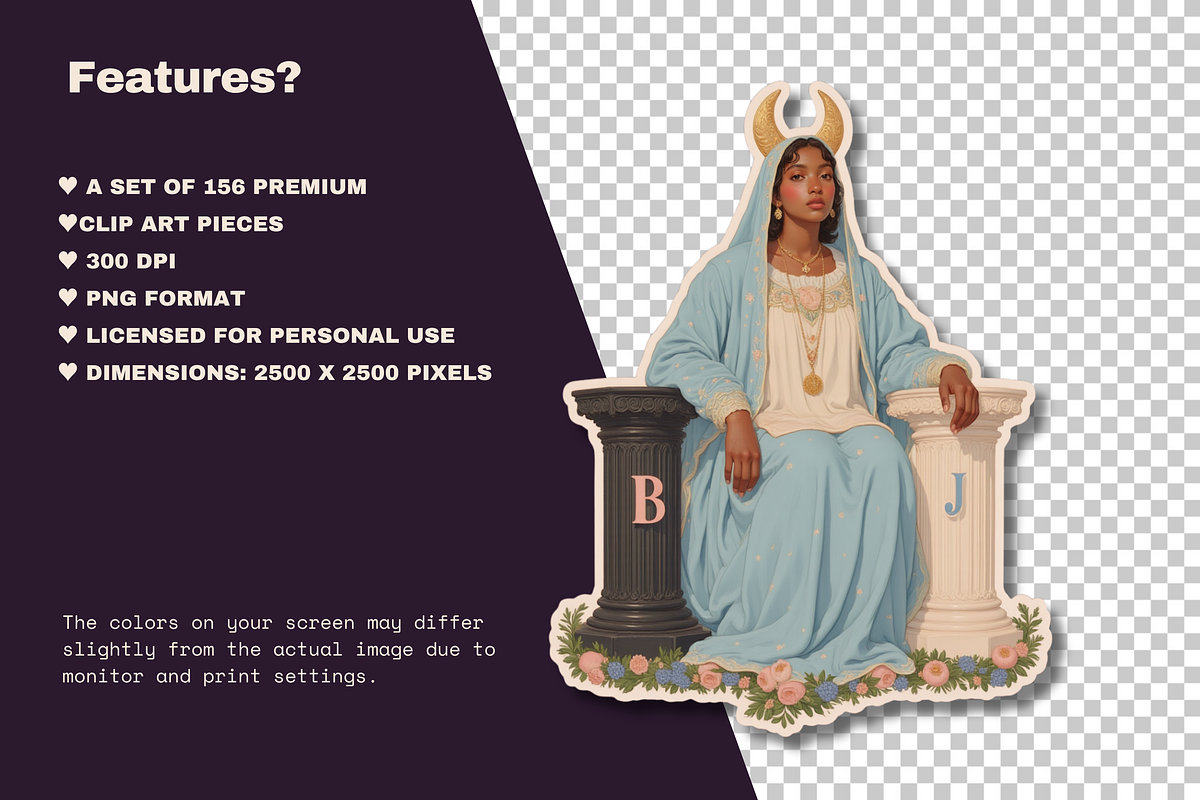 Melanin Magic Tarot Deck Clipart, a Person Illustration by Jakayla Digital Co (Photo 17 of 19)