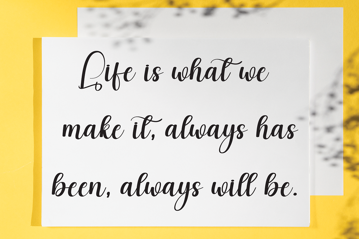 Sunday | Script Font, a Handwritten Font by Scratchones (Photo 4 of 9)