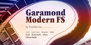 Garamond Modern FS, a Serif Font by FontSite Inc. (Thumbnail 1 of 2)