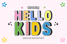 Hello Kids - Display Font