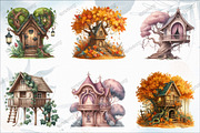 Watercolor Treehouse Sublimation, a Graphic by designcity5 (Thumbnail 2 of 5)