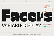 Facers, a Sans Serif Font by Adam Fathony (Thumbnail 1 of 18)