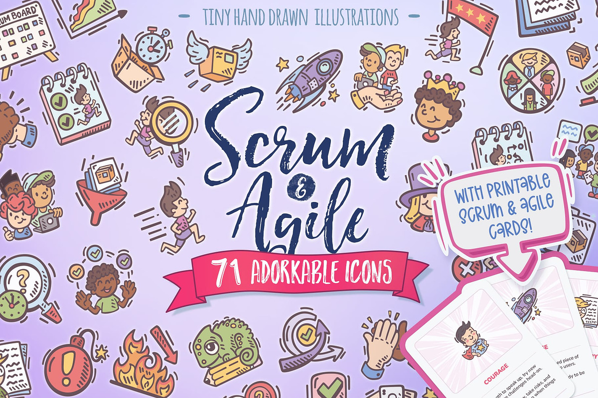 Scrum & Agile Icons - Premium Pack, a Solid Icon by Good Stuff No Nonsense (Photo 1 of 10)