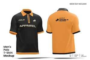 Men's Polo T-Shirt Mockup, a Shirt Mockup by Unerispace