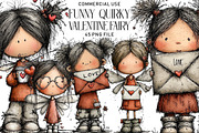 Valentine Fairy Clipart, an Illustration by Daily.Designs (Thumbnail 1 of 5)