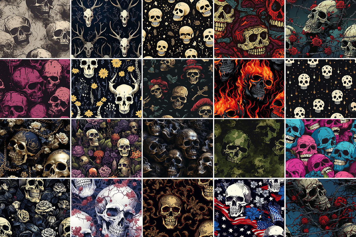 1000+ Halloween Digital Paper Bundle, a Wallpaper Photo by Chipshpow Graphics (Photo 10 of 10)